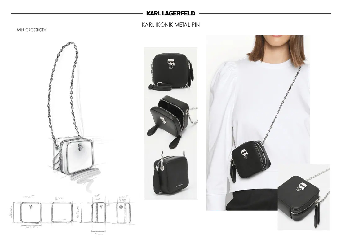 ZWARTE handtas - style KARL LAGERFIELD-  handtas - weekend tas heren - Style hermes handtas - designer schoudertas
- designer handtas